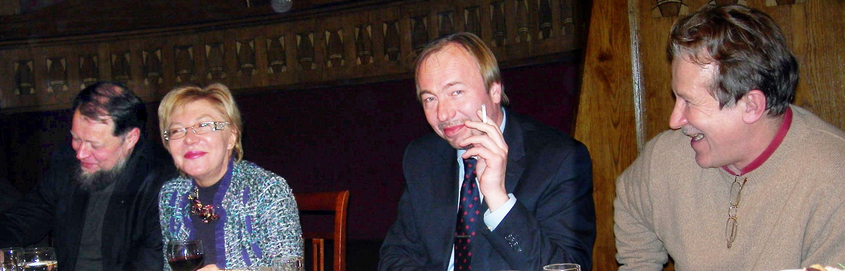 Слева направо: Н.И. Явейн, В.А. Дементьева, А.В. Комлев, Н.Ф. Никитин. 2006